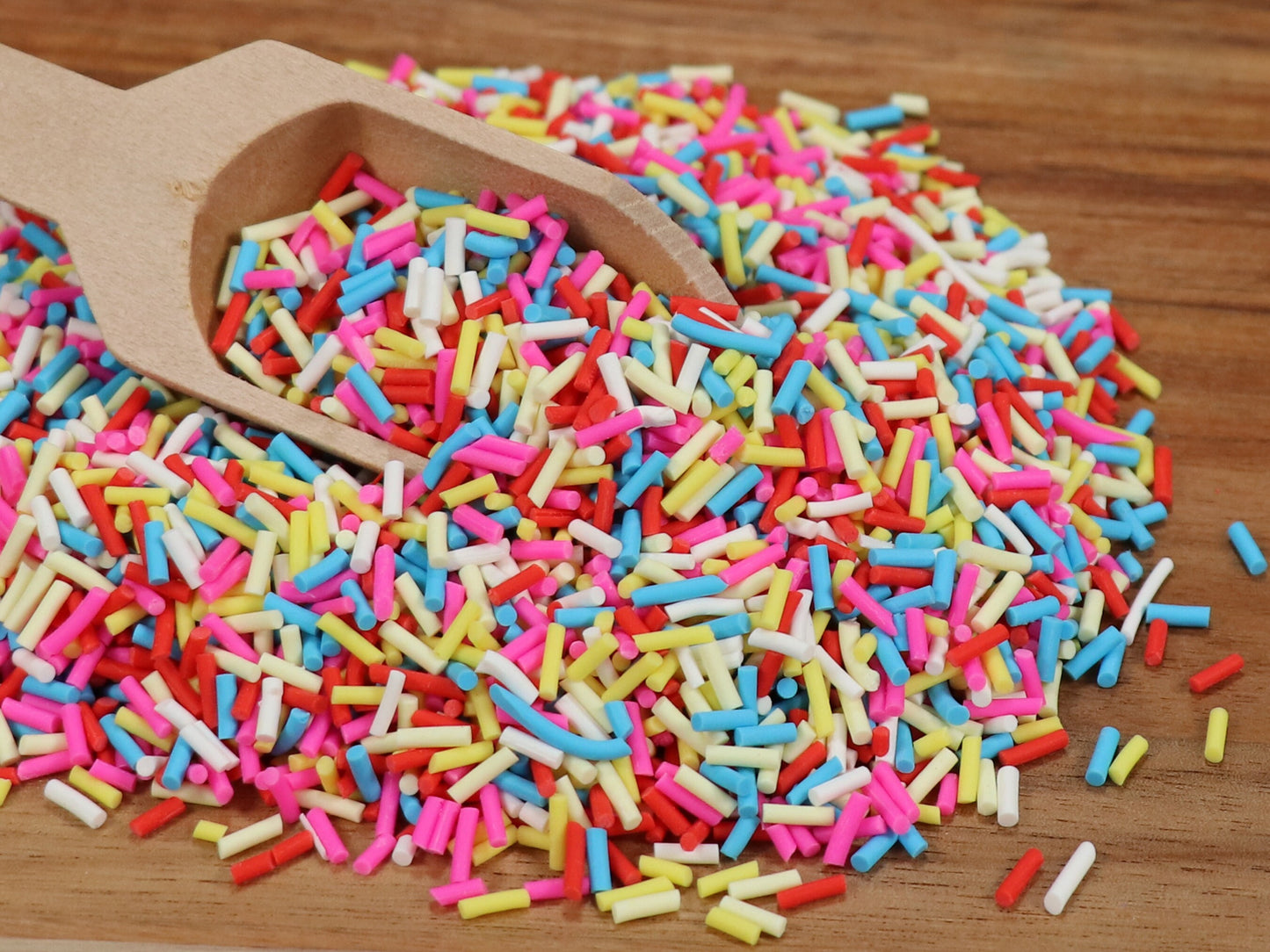 Rainbow Mix Long Clay Sprinkles