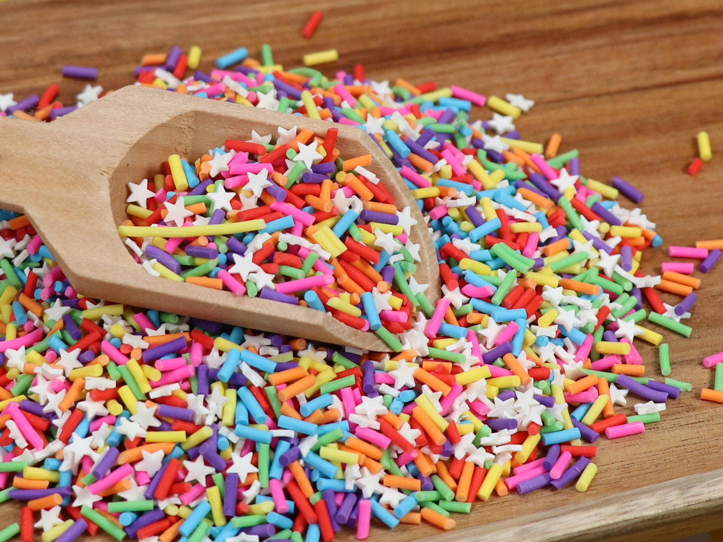 Rainbow Star Mix Clay Sprinkles