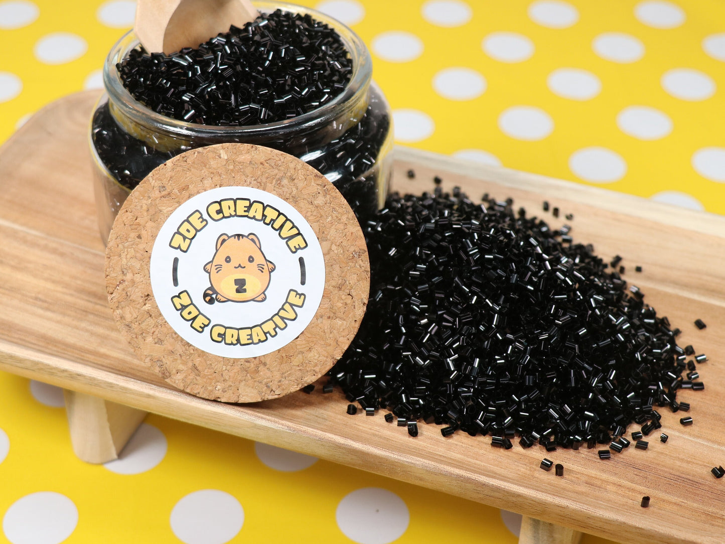 Bulk Black Crispy Bingsu Beads