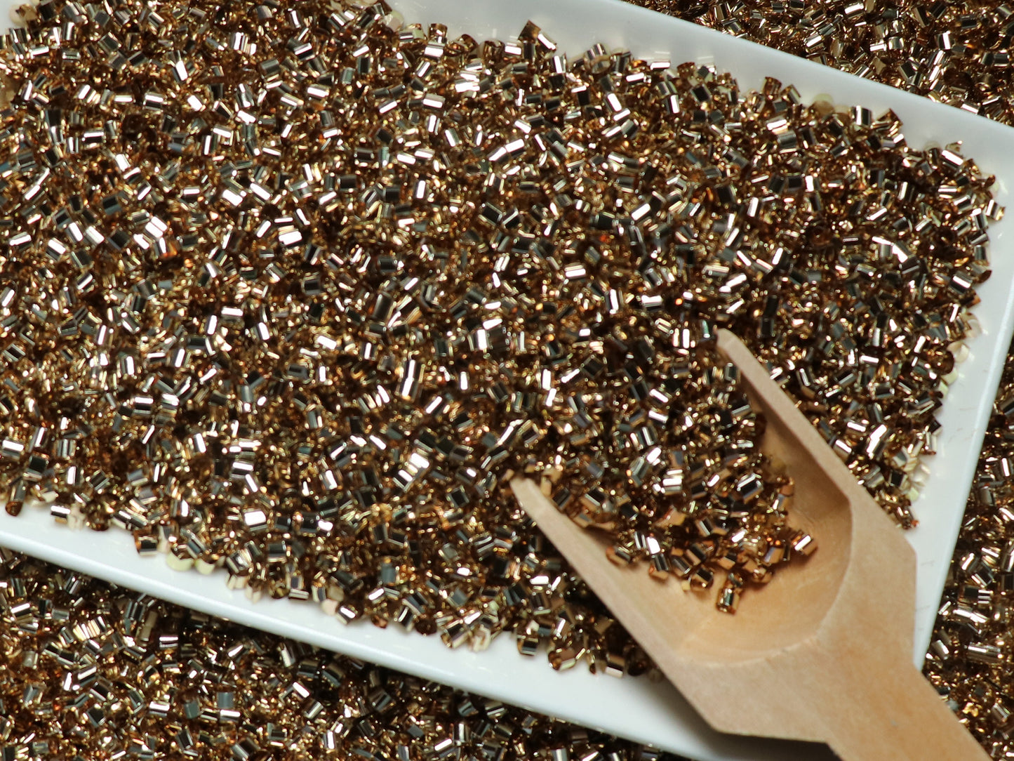 Bulk Bronze Metallic Crispy Bingsu Beads