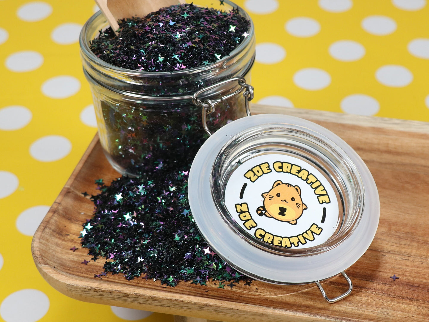 Black Star Glitter