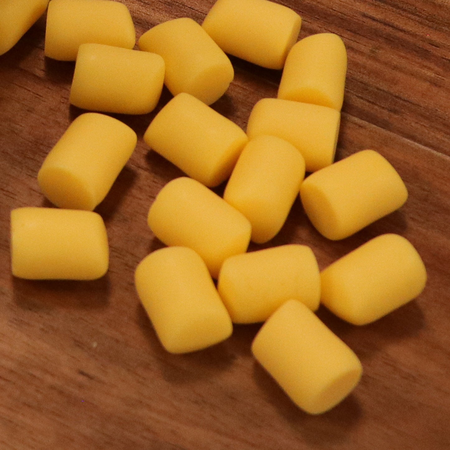 Yellow Marshmallow Cabochons