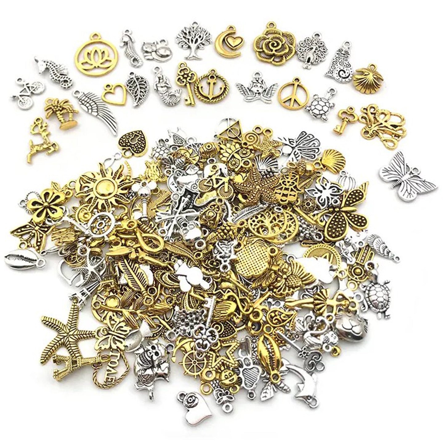 Mixed Vintage Gold Silver Charms
