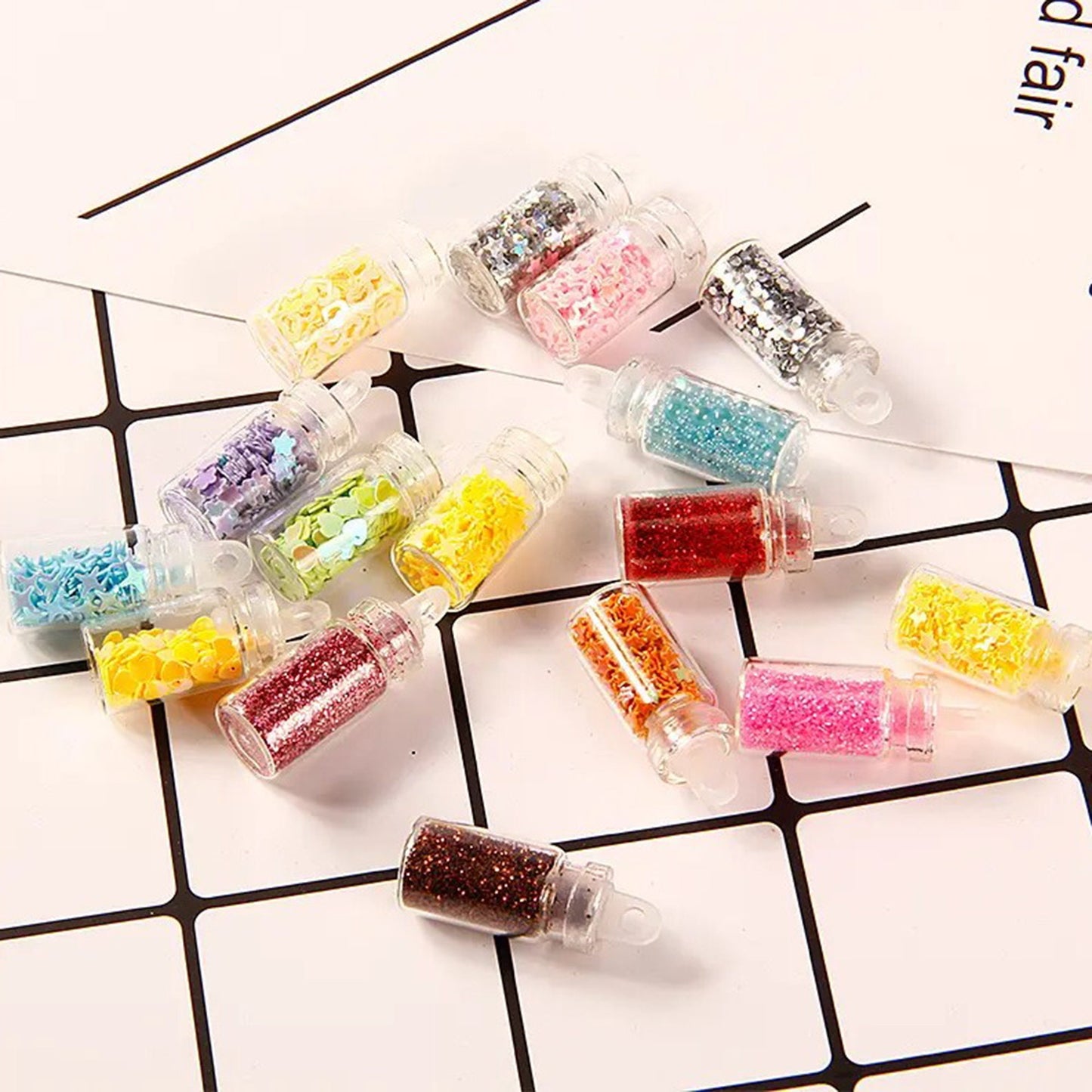 Chunky Glitter Set (48 Bottles Mixed)