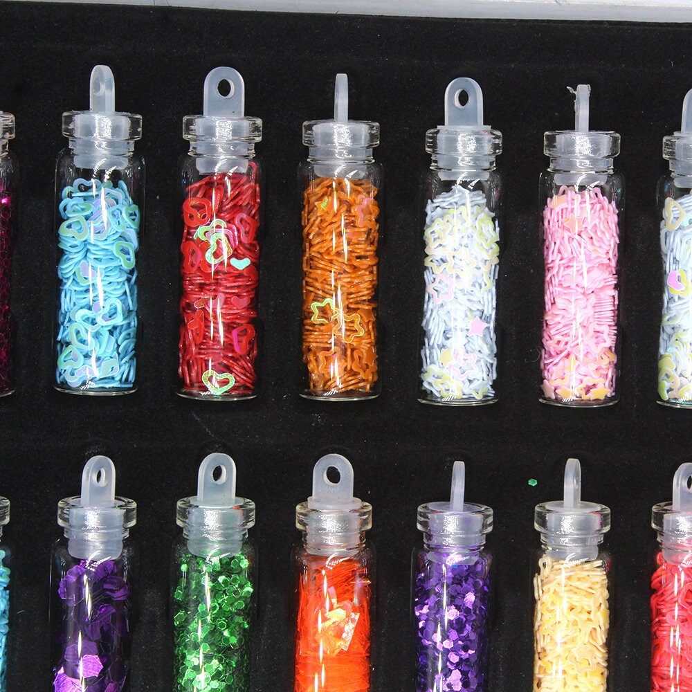 Chunky Glitter Set (24 Bottles Mixed)