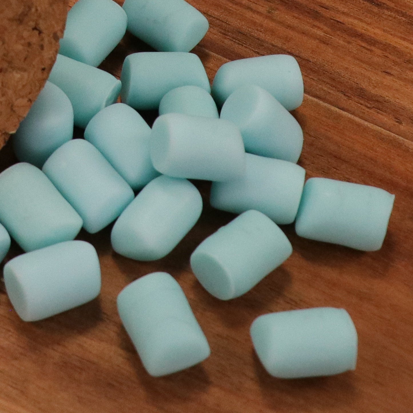 Pastel Blue Marshmallow Cabochons