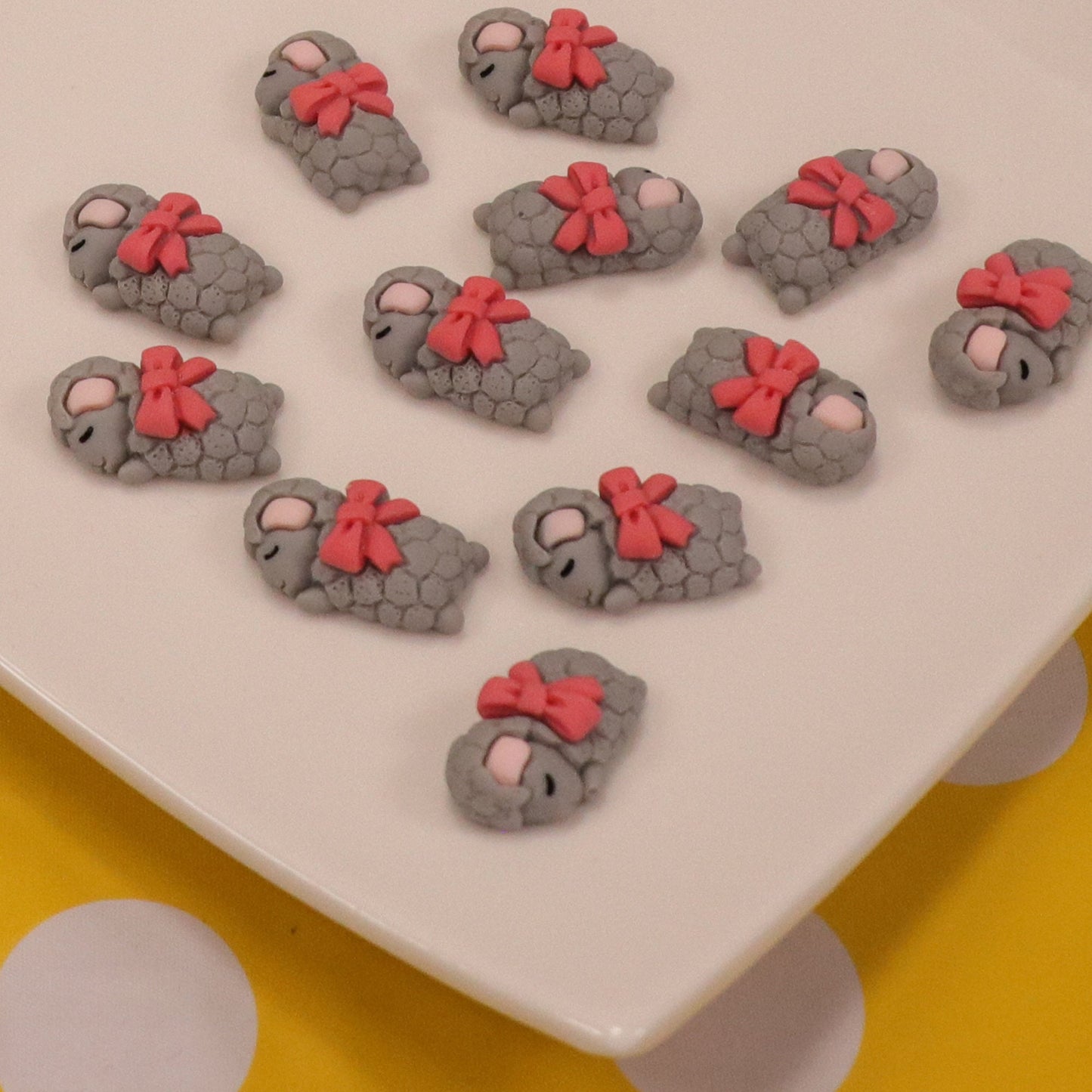 Sleeping Sheep Cabochons