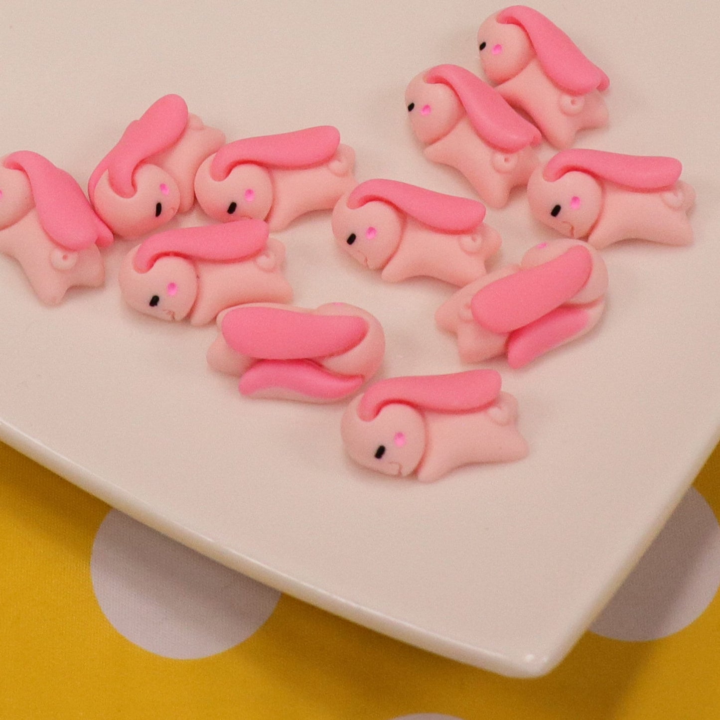 Sleeping Bunny Rabbit Cabochons