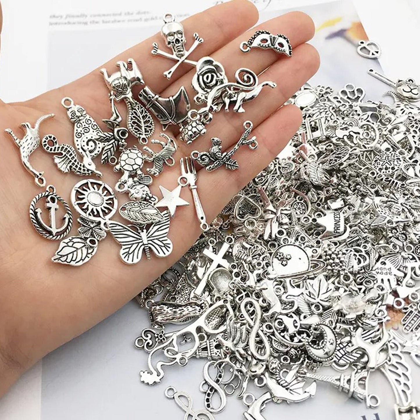 Mixed Vintage Metal Animal Bird Charms