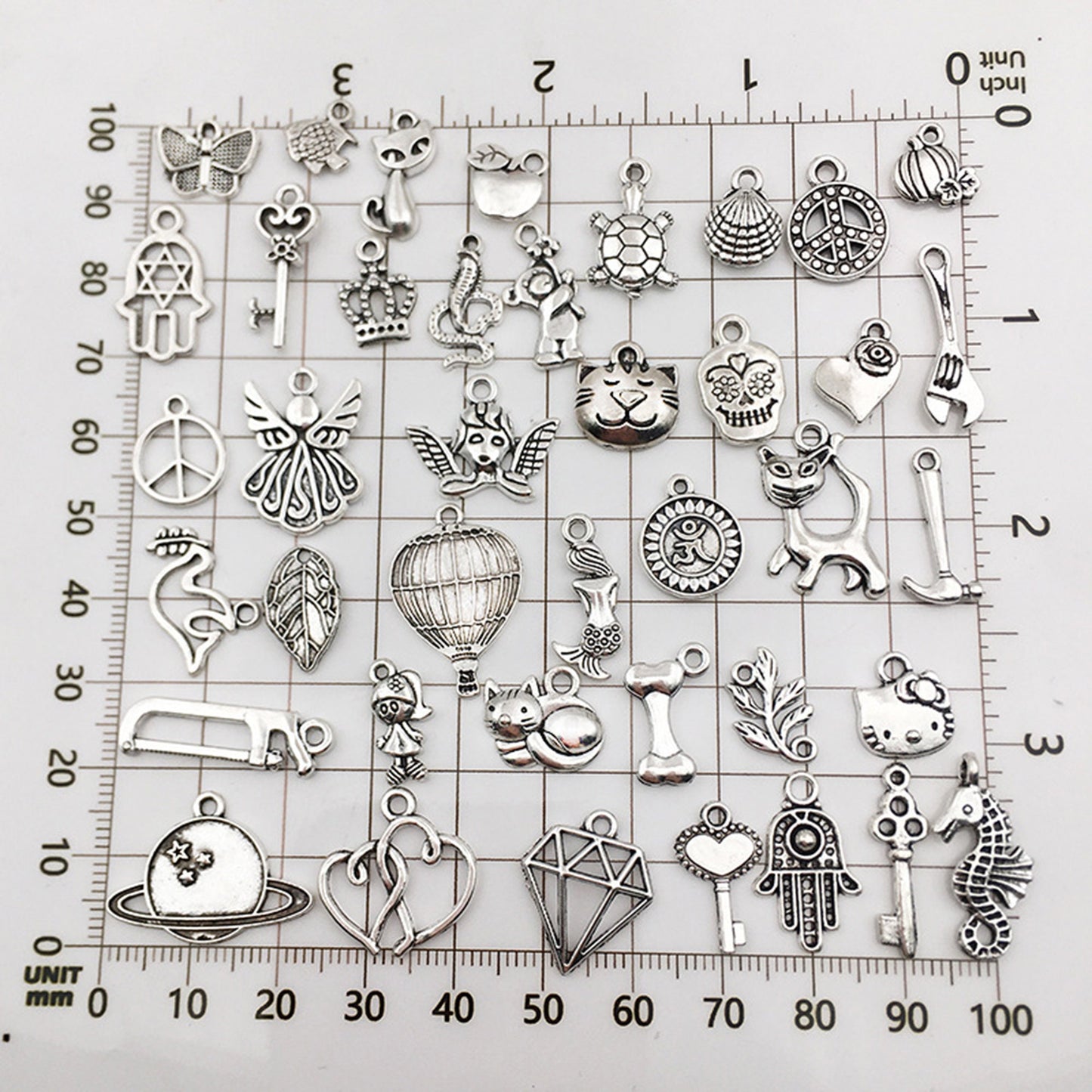 Mixed Vintage Metal Animal Bird Charms