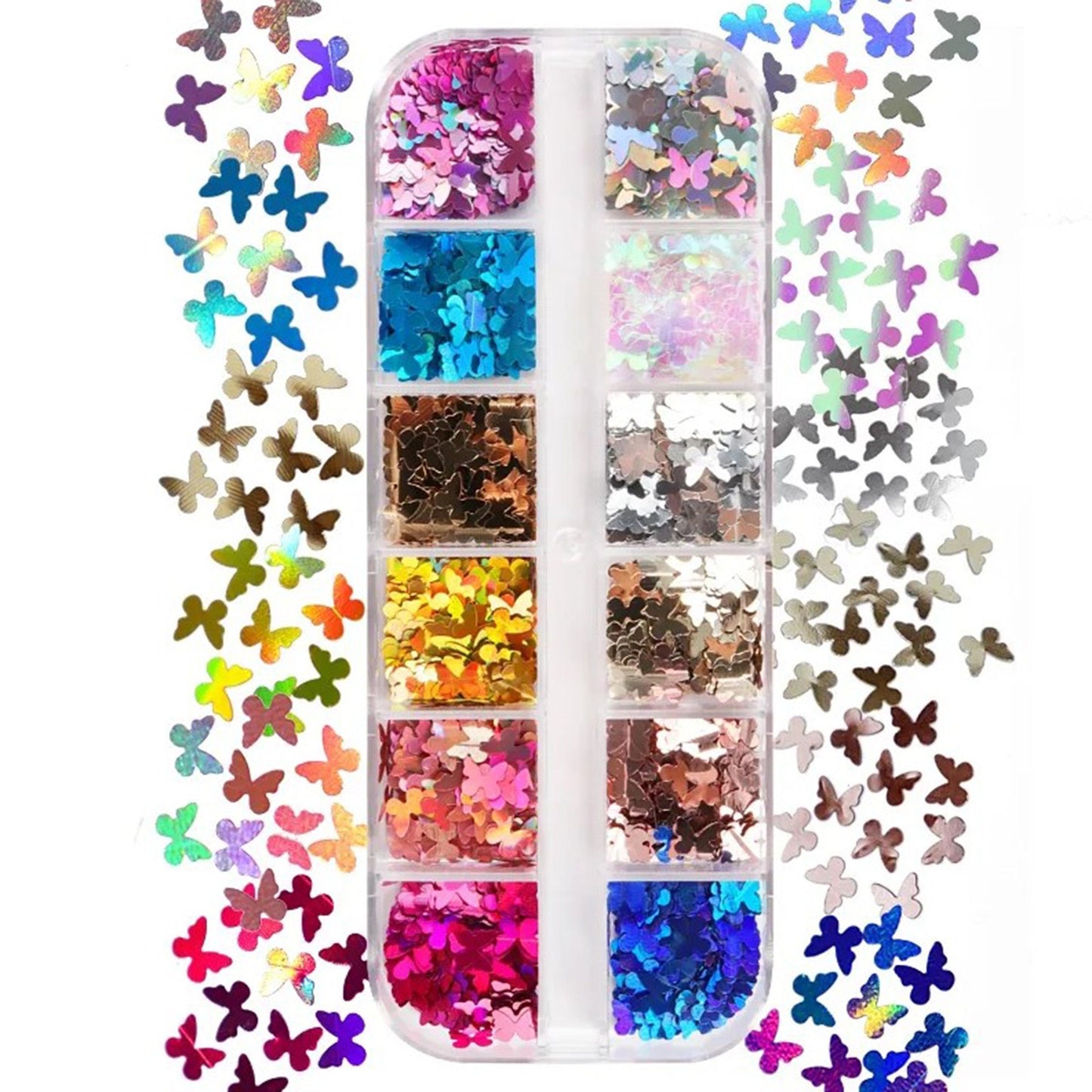 Chunky Butterfly Glitter Mixed Set
