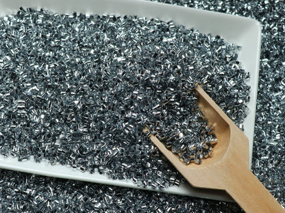 Bulk Silver Metallic Crispy Bingsu Beads